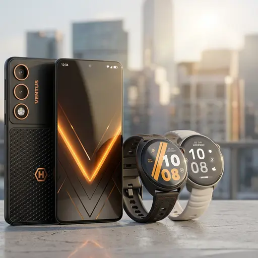 Seria Ventus - smartfon HAMMER VENTUS 5G, HAMMER WATCH VENTUS oraz HAMMER WATCH VENTUS PRO